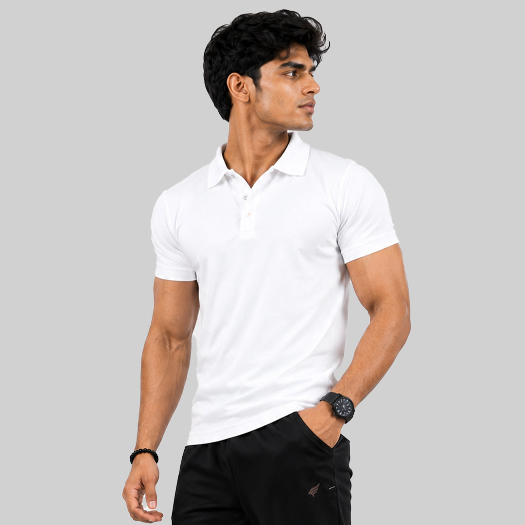 Men Regular Fit Polo T-Shirt gym and casual wear