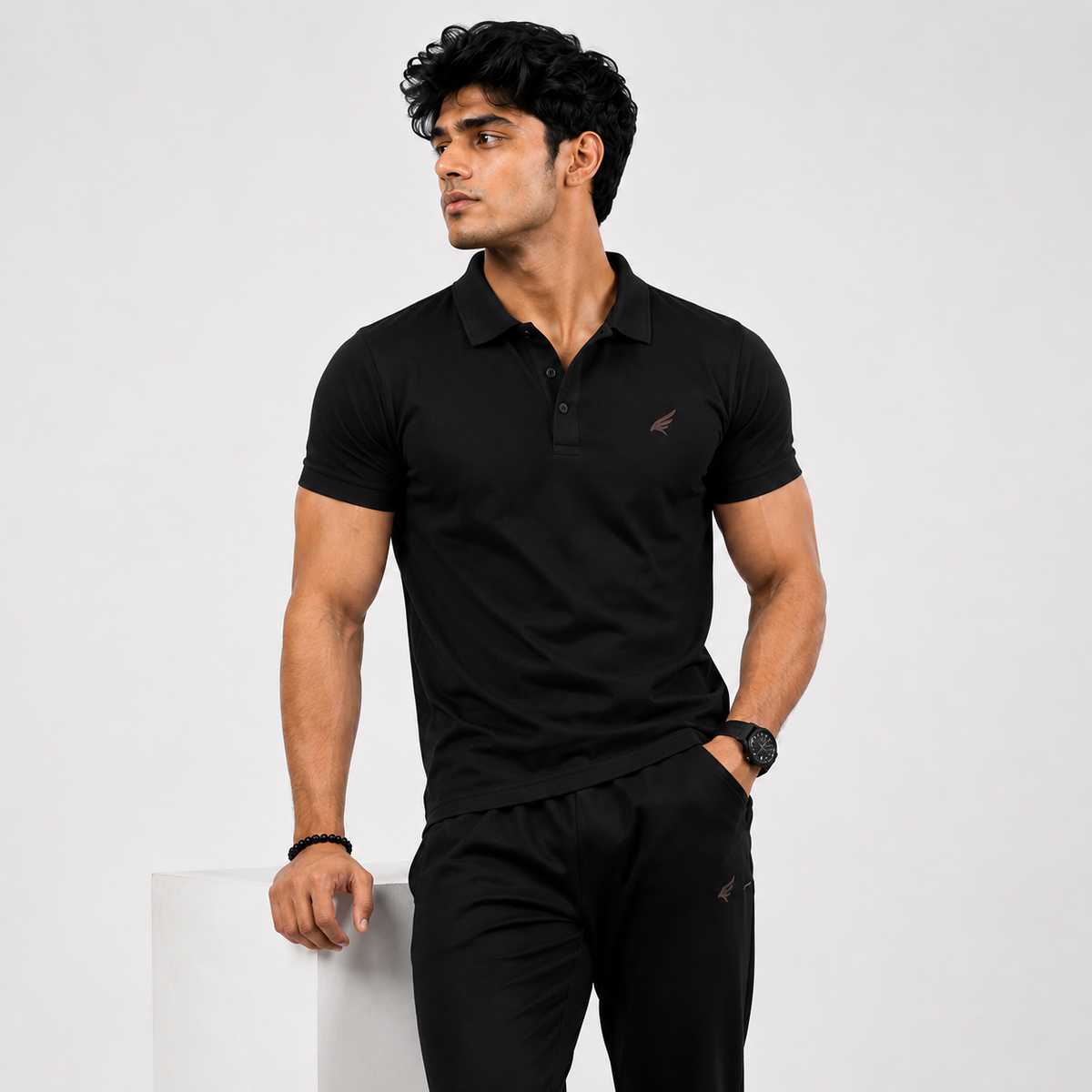 Men Regular Fit Polo T-Shirt gym and casual wear