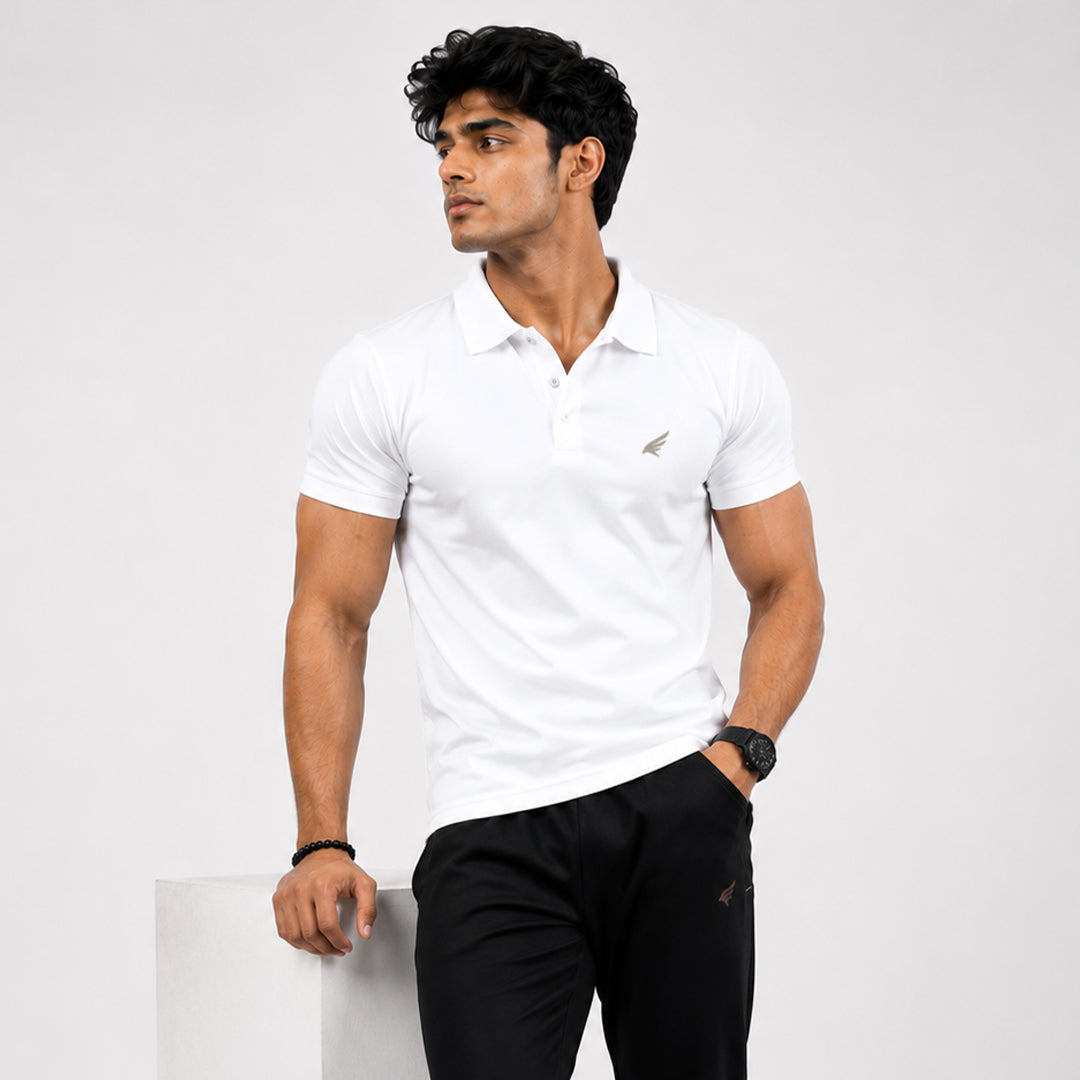 Men Regular Fit Polo T-Shirt gym and casual wear