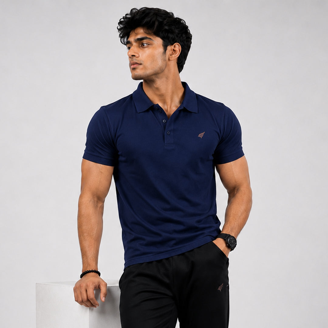 Men Regular Fit Polo T-Shirt gym and casual wear