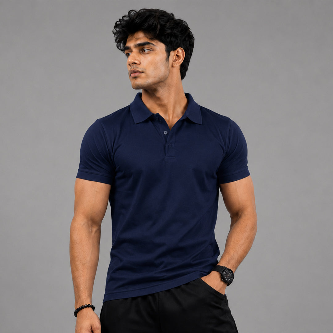 Men Regular Fit Polo T-Shirt gym and casual wear