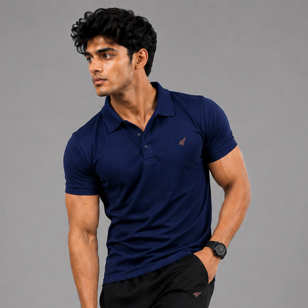 Men Regular Fit Polo T-Shirt gym and casual wear