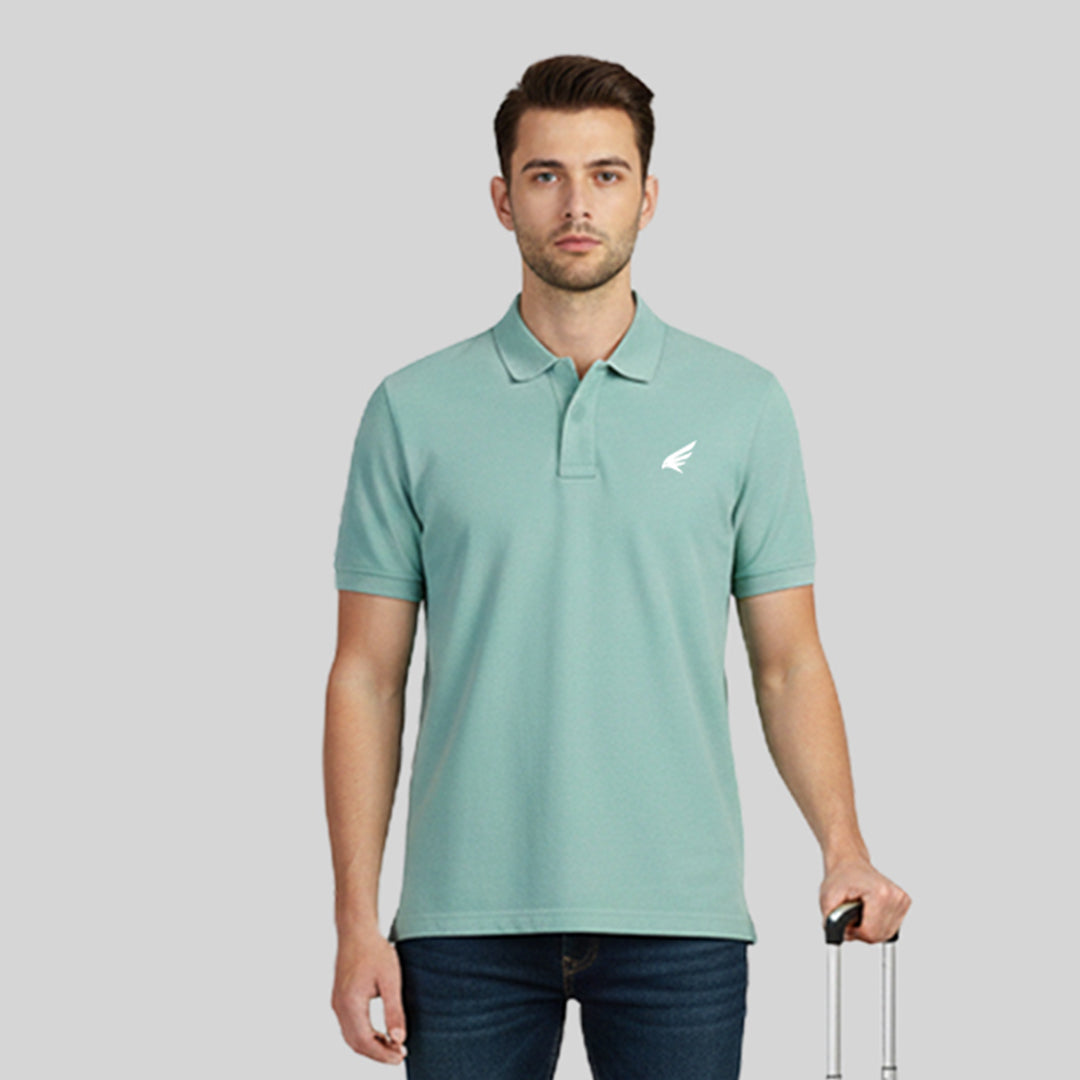 Men Solid Half Sleeve Polo T-shirt