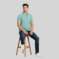 Men Solid Half Sleeve Polo T-shirt