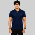 Men Solid Half Sleeve Polo T-shirt