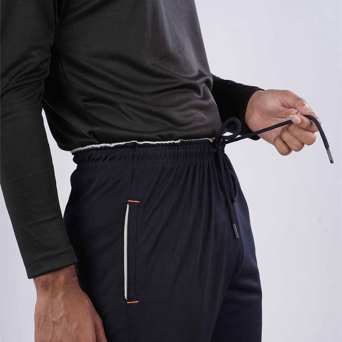 Men Solid Slim Fit Trackpants