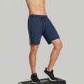 Men Regular Fit Melange Shorts
