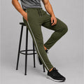 Men Slim Fit Melange Trackpants