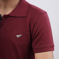 Men Premium Solid Regular Fit Polo T-shirt