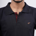 Men Premium Solid Regular Fit Polo T-shirt
