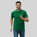 Men Premium Solid Regular Fit Polo T-shirt