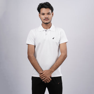Men Premium Solid Regular Fit Polo T-shirt