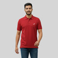 Men Premium Solid Regular Fit Polo T-shirt