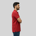Men Premium Solid Regular Fit Polo T-shirt