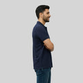 Men Premium Solid Regular Fit Polo T-shirt