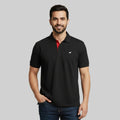Men Premium Solid Regular Fit Polo T-shirt