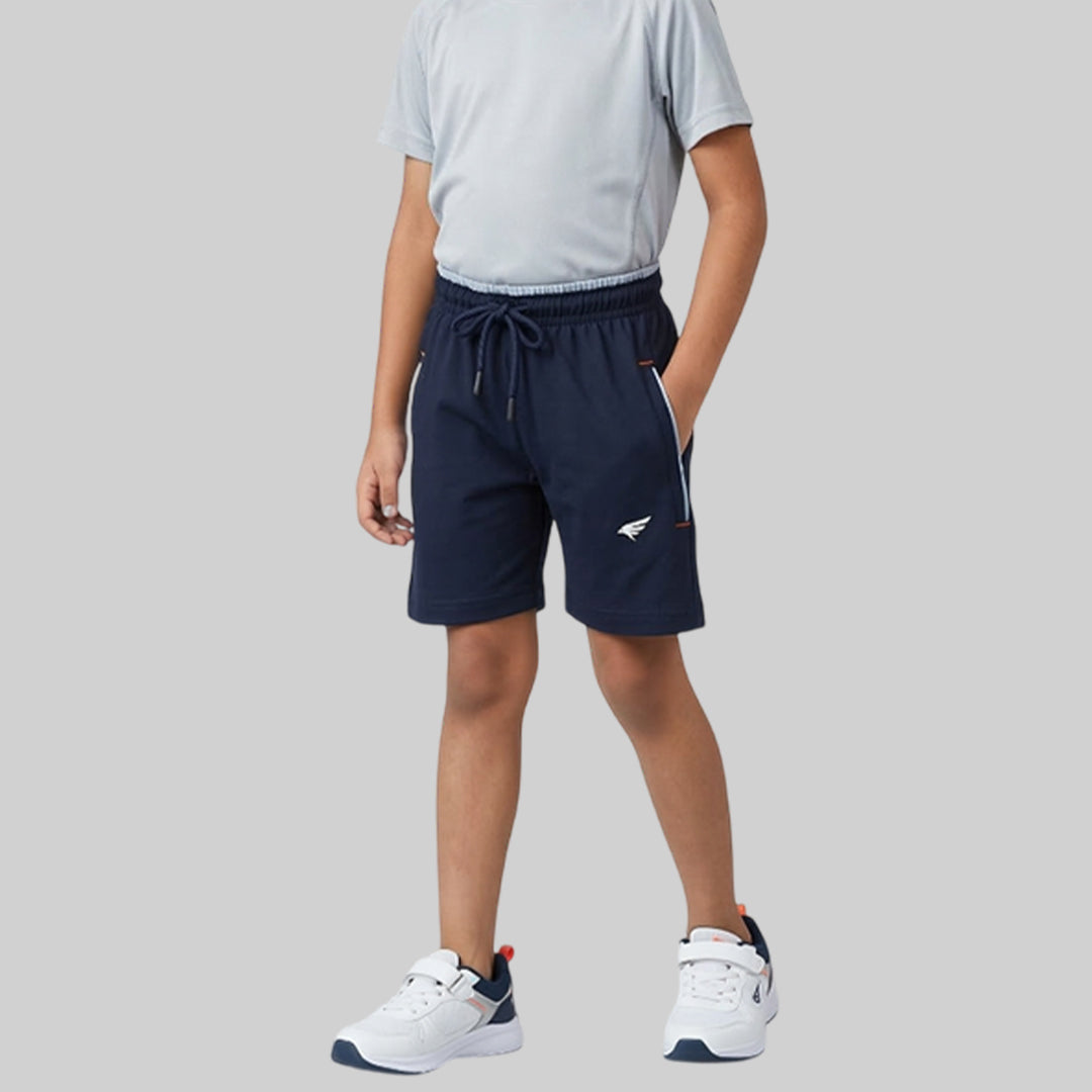 Boys Solid Regular Fit Sports Shorts