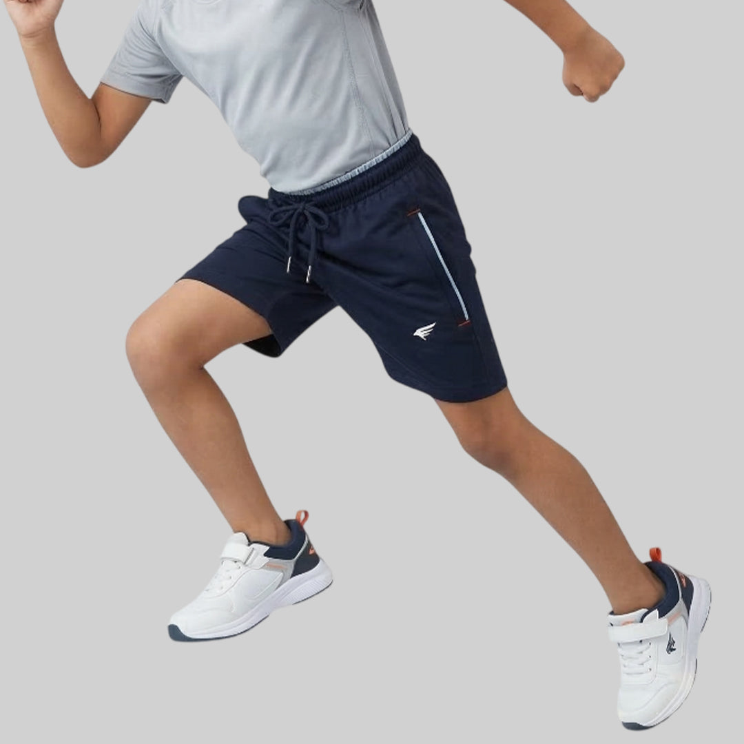 Boys Solid Regular Fit Sports Shorts