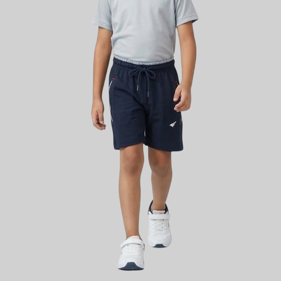 Boys Solid Regular Fit Sports Shorts