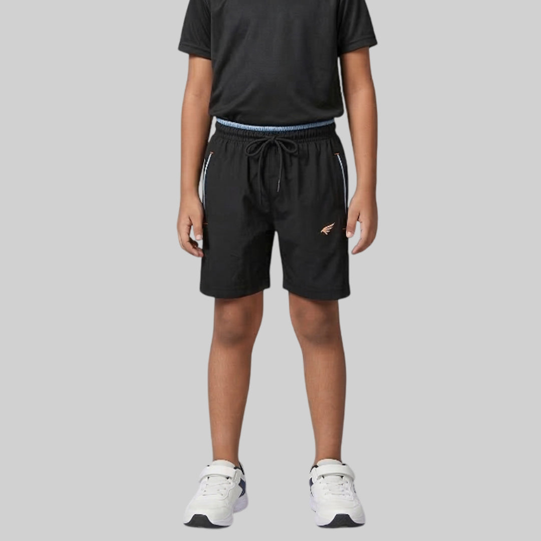 Boys Solid Regular Fit Sports Shorts