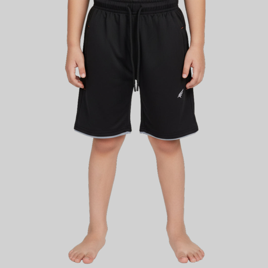 Boys Solid Regular Fit Sports Shorts
