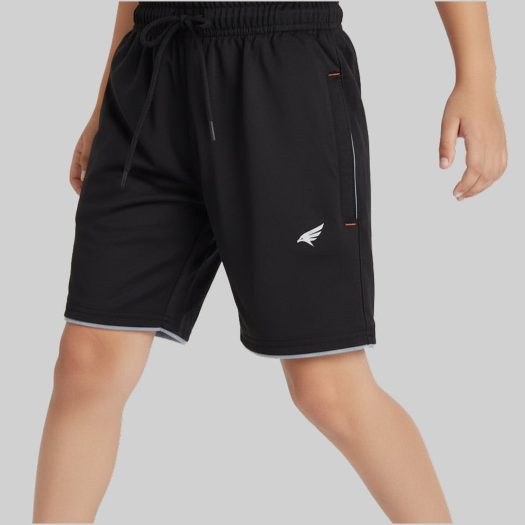 Boys Solid Regular Fit Sports Shorts