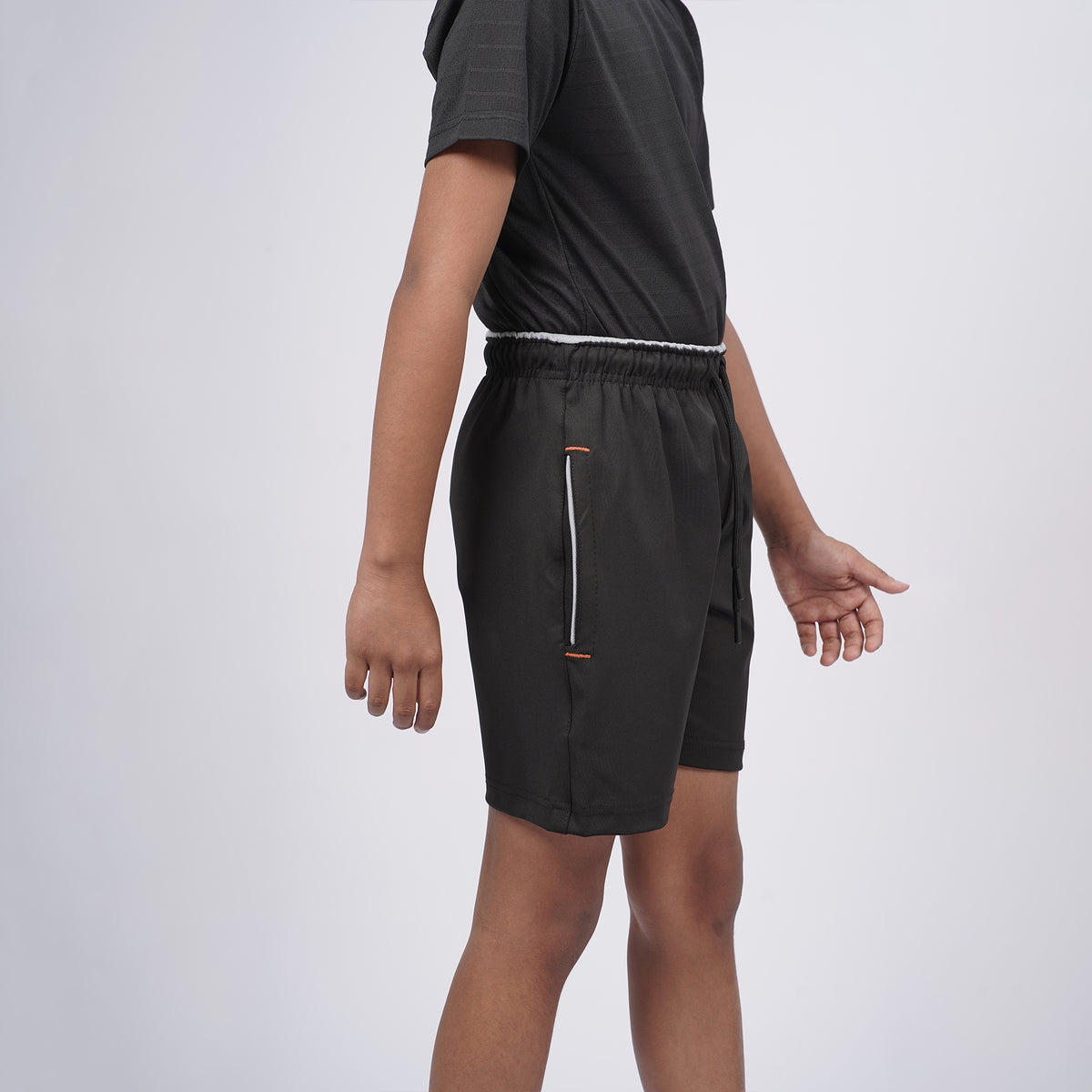 Boys Solid Regular Fit Sports Shorts