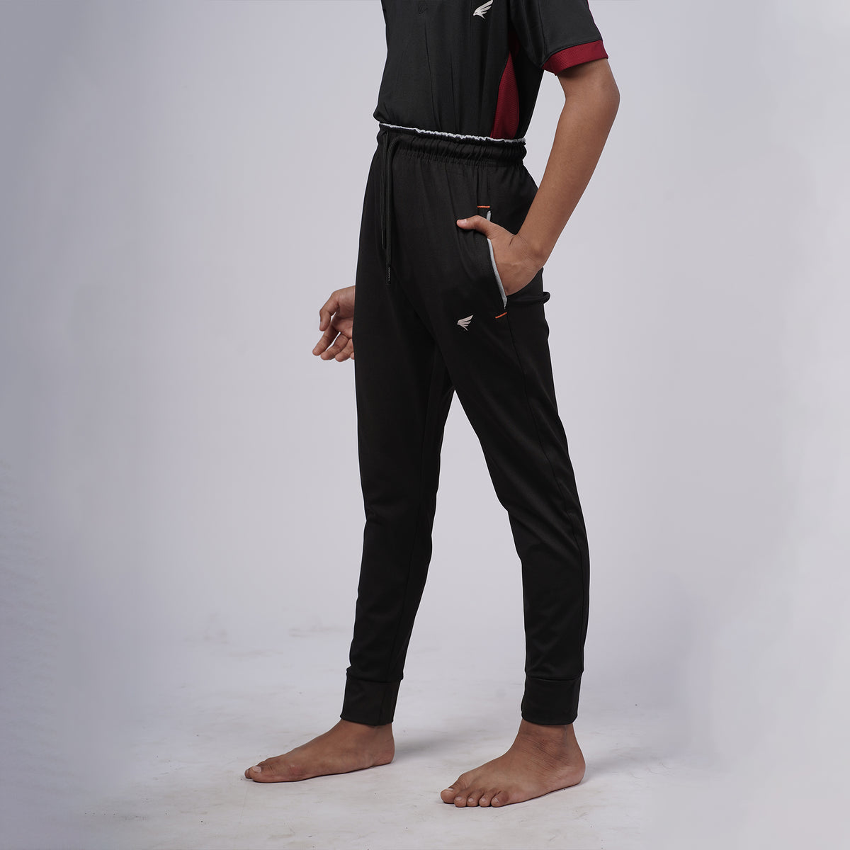 Boys Solid Regular Fit Joggers