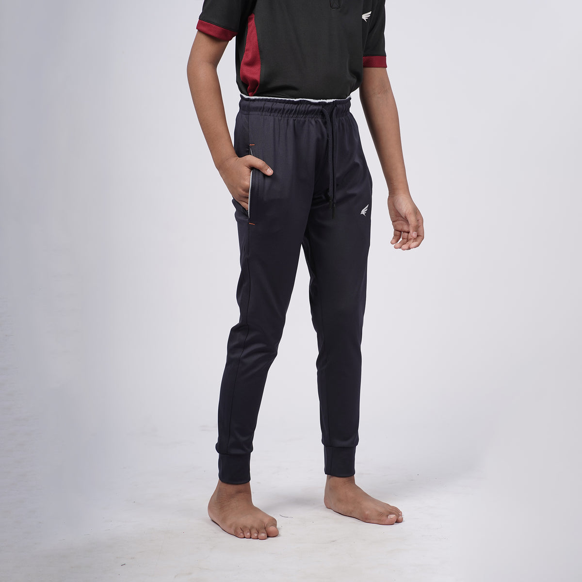 Boys Solid Regular Fit Joggers
