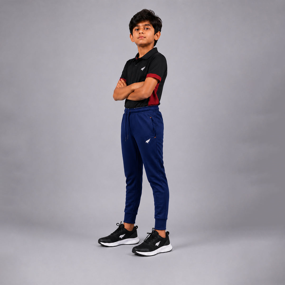 Boys Solid Regular Fit Joggers