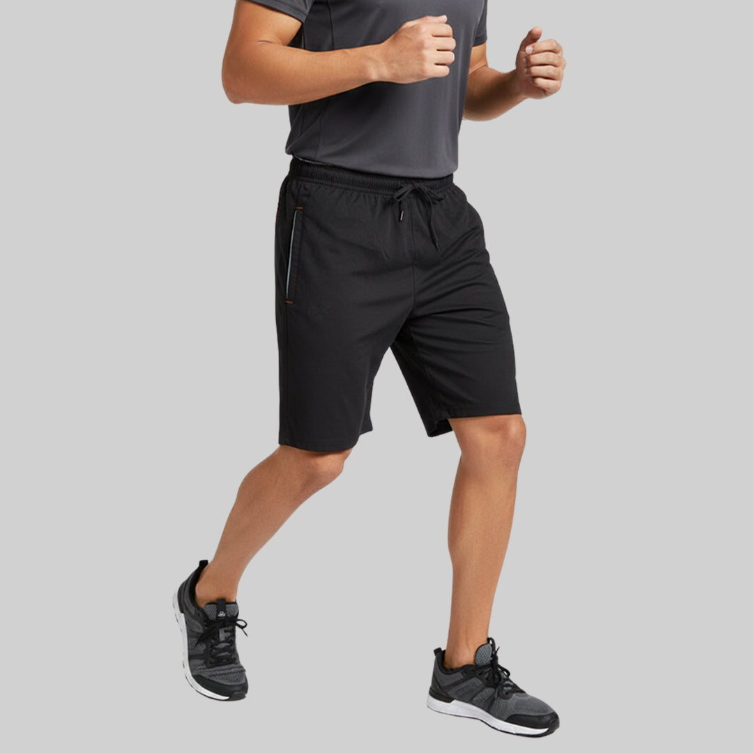 Men Solid Regular Fit Cotton Rich Shorts