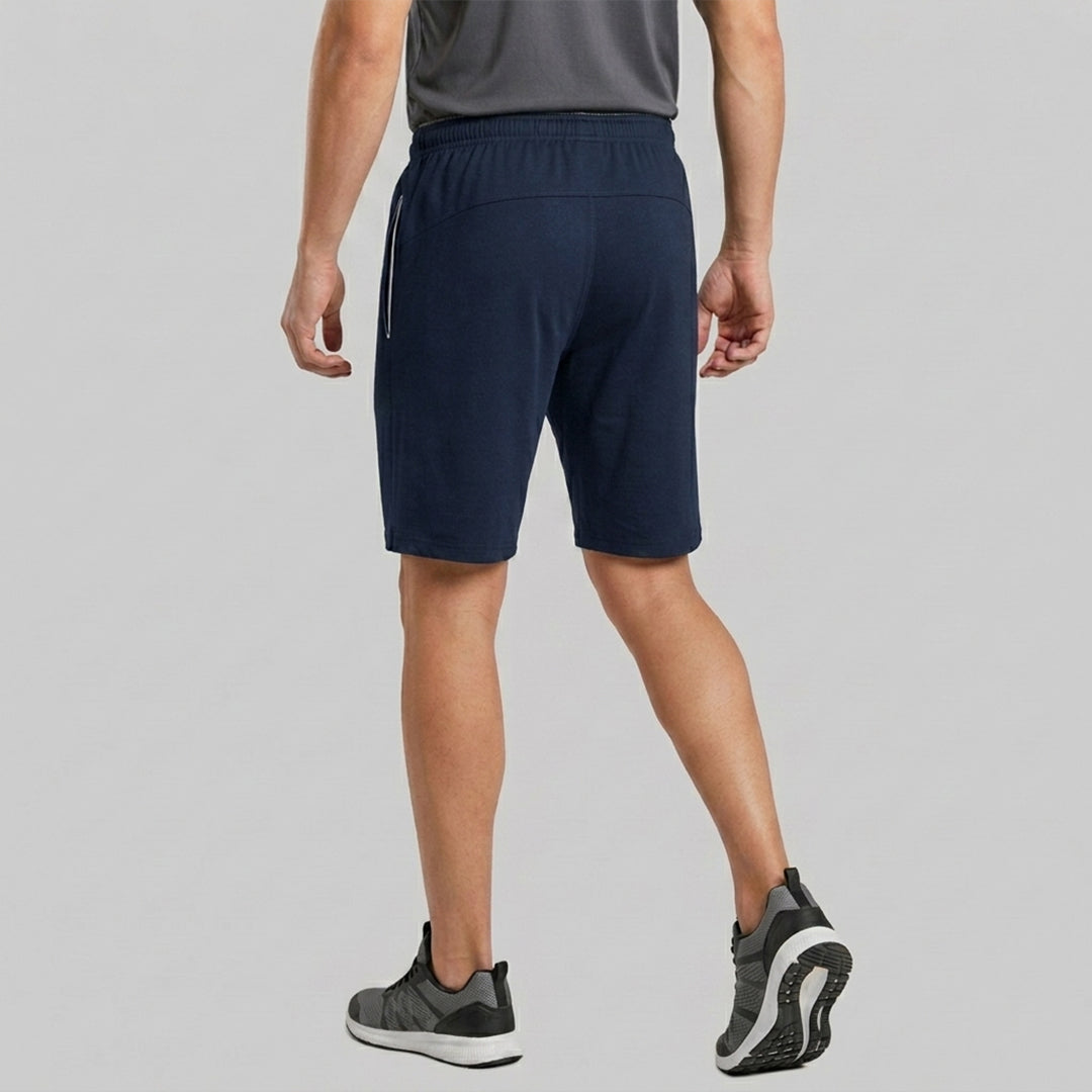 Men Solid Regular Fit Cotton Rich Shorts