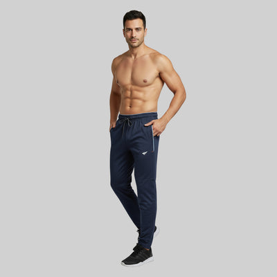 Men Solid Regular Fit Trackpants