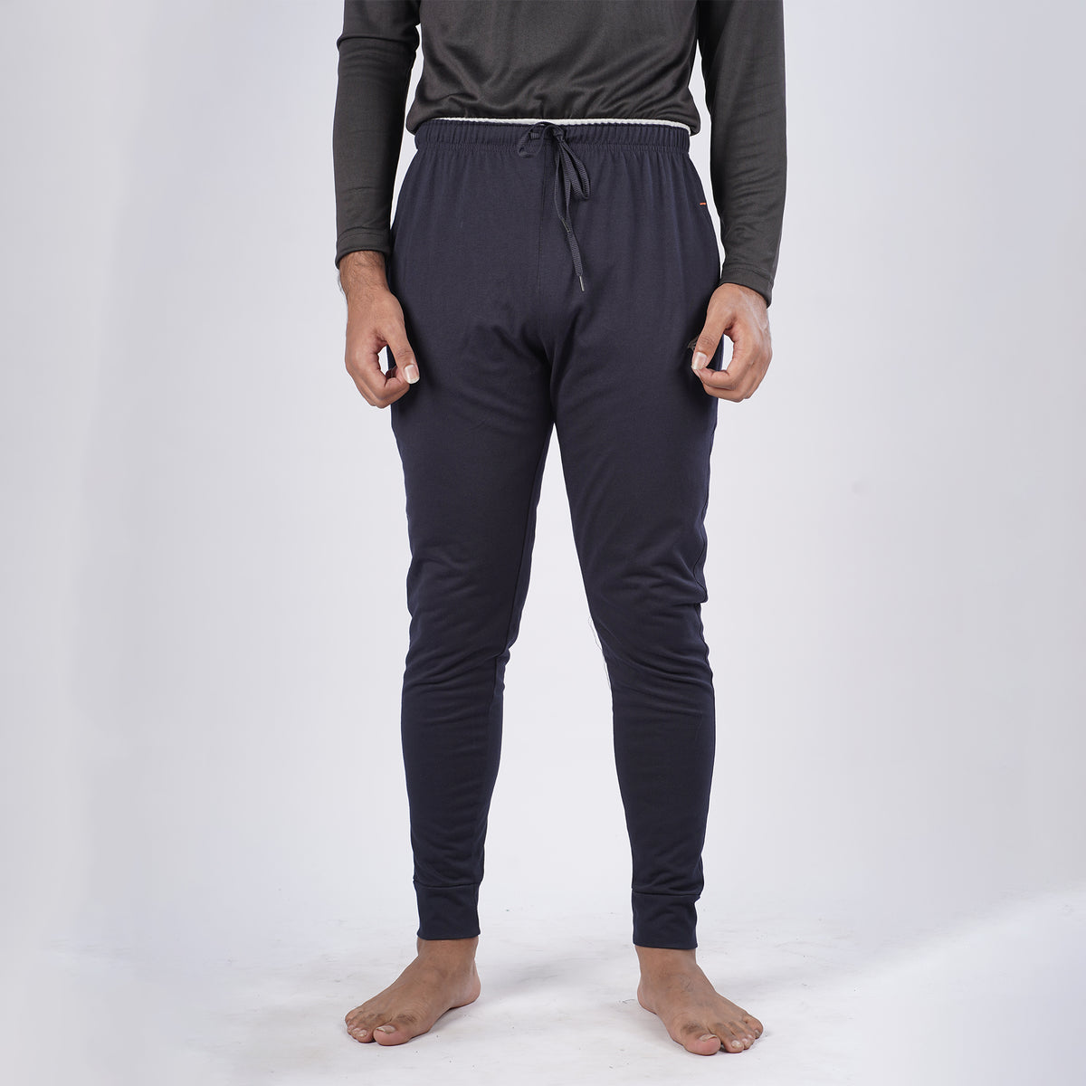 Men Solid Regular Fit Cotton Rich Jogger