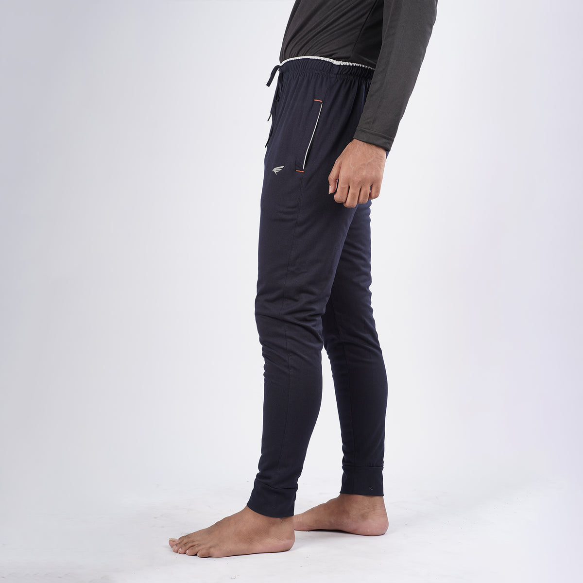 Men Solid Regular Fit Cotton Rich Jogger