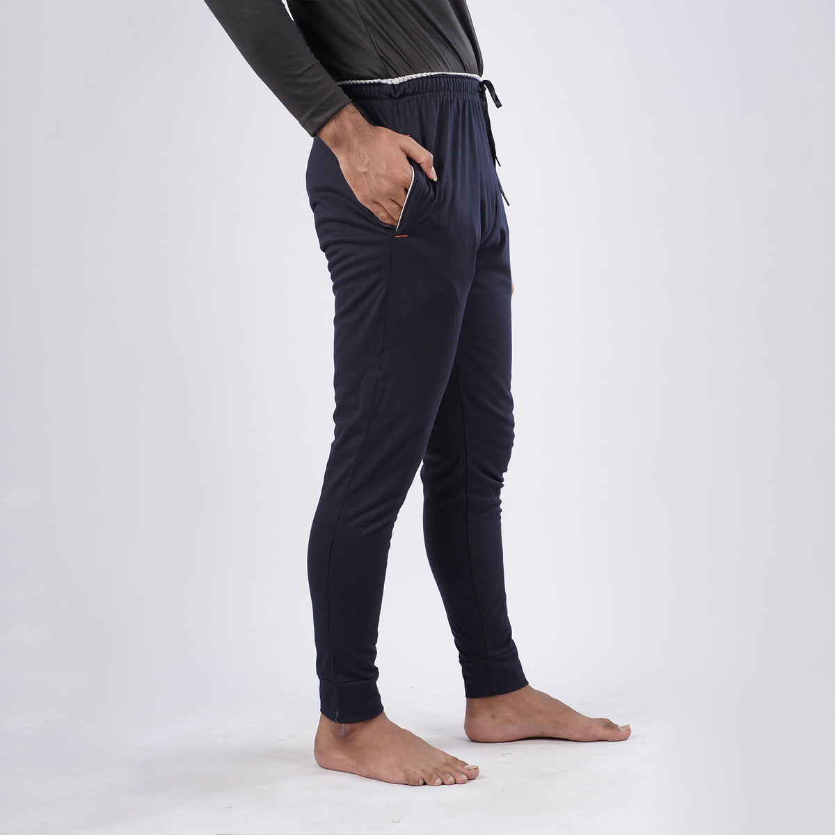 Men Solid Regular Fit Cotton Rich Jogger