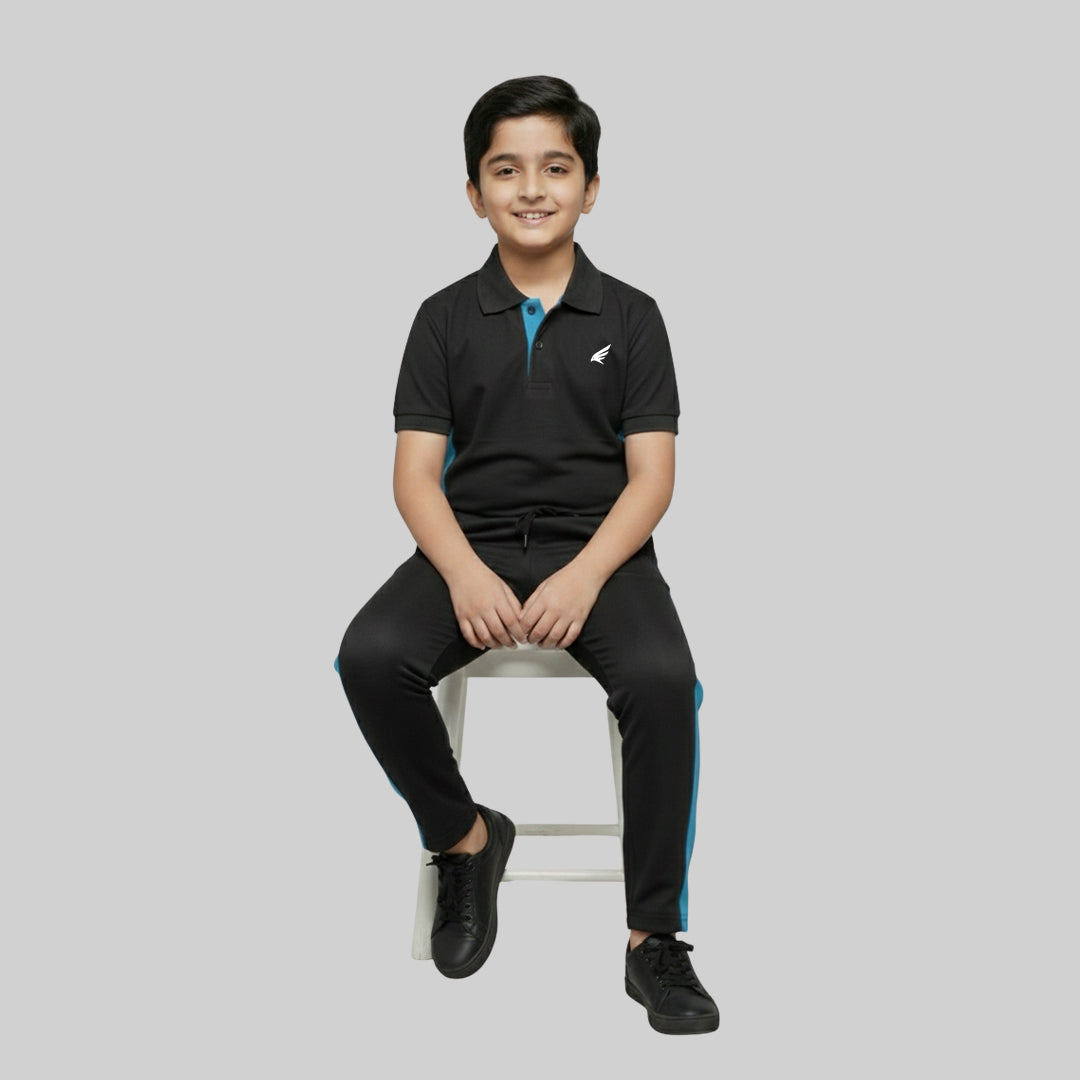 Boys Regular Fit Sports Trackpants Set