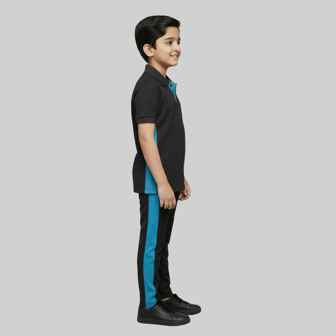 Boys Regular Fit Sports Trackpants Set
