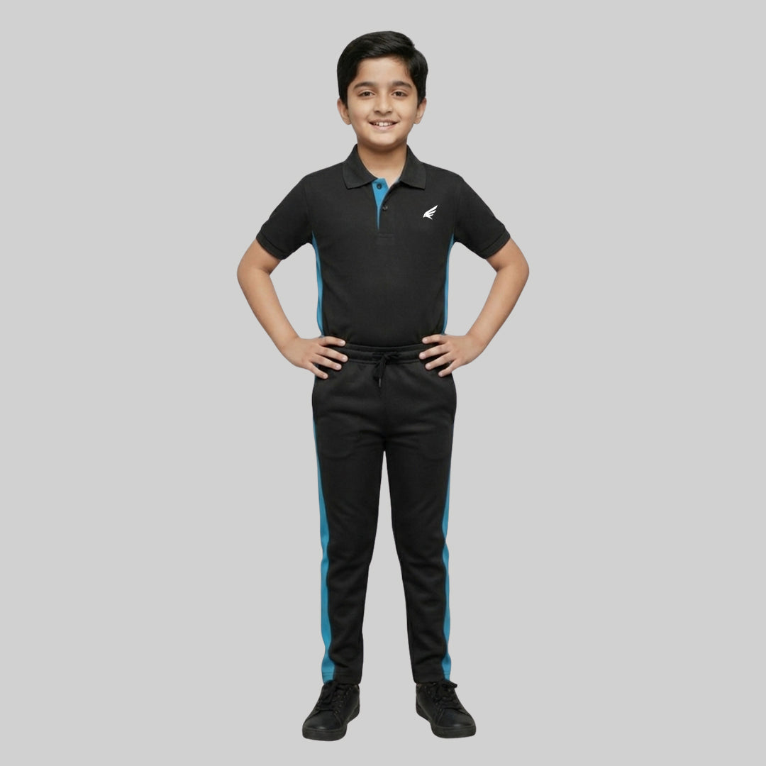 Boys Regular Fit Sports Trackpants Set