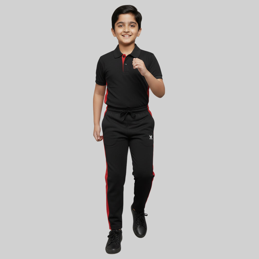 Boys Regular Fit Sports Trackpants Set