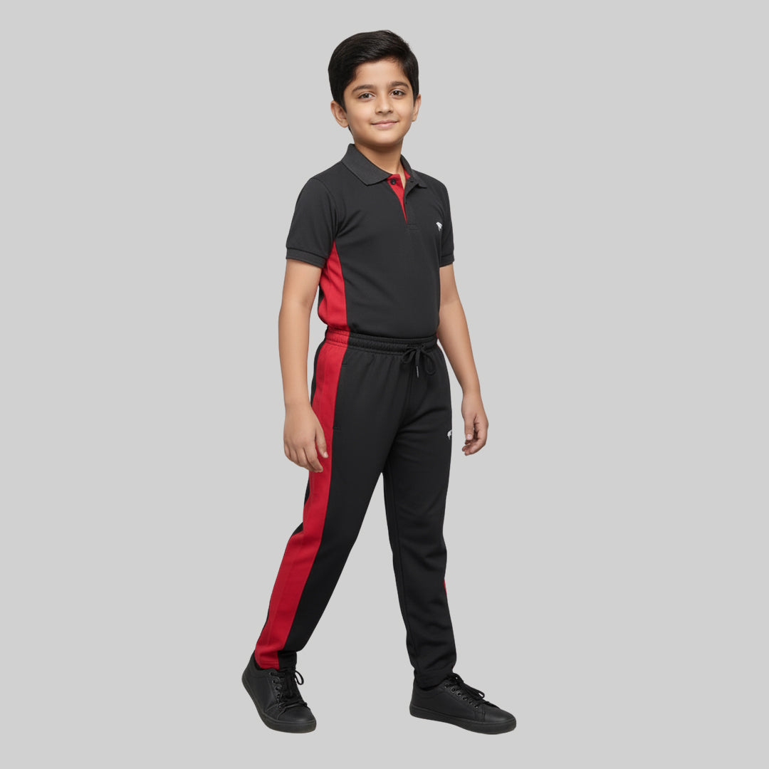 Boys Regular Fit Sports Trackpants Set