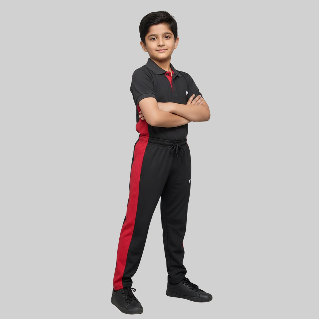 Boys Regular Fit Sports Trackpants Set