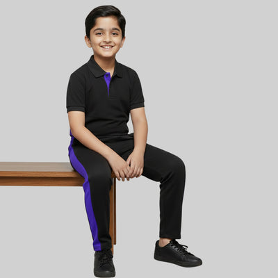 Boys Regular Fit Sports Trackpants Set