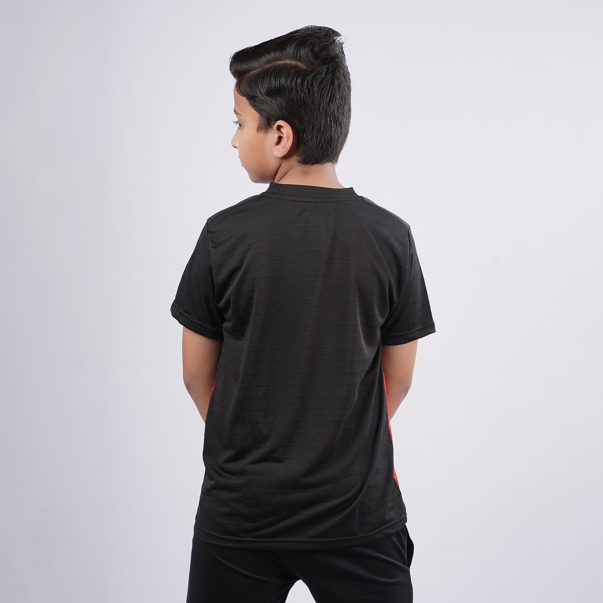 Boys Printed Round Neck Sports T-Shirt