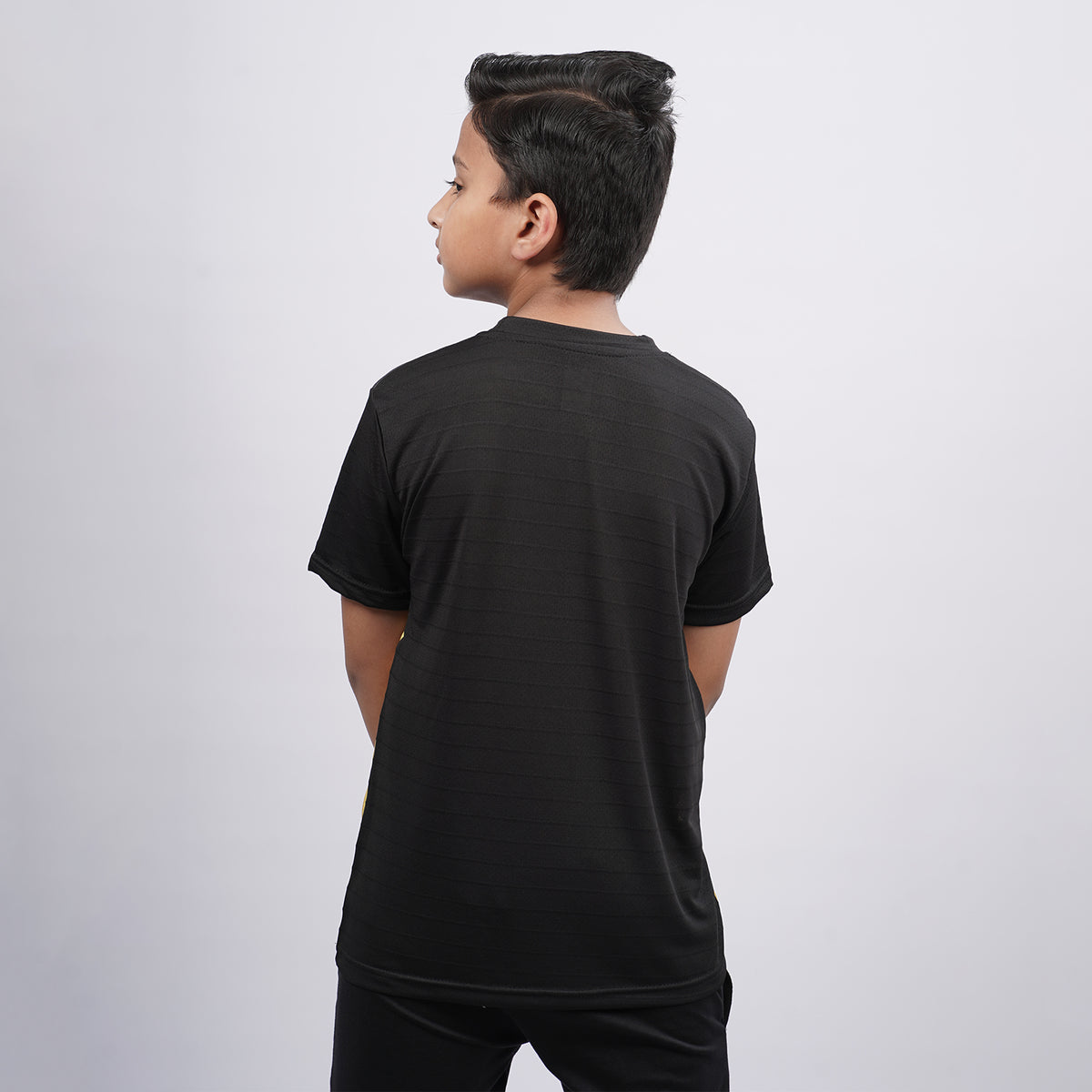 Boys Printed Round Neck Sports T-Shirt