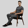 Men Solid Regular Fit Cargo Trackpants