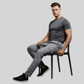 Men Solid Regular Fit Cargo Trackpants
