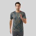 Men Sports Round Neck Printed T-shirt