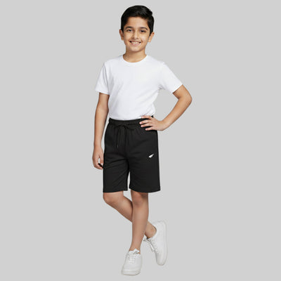 Boys Solid Premium Regular Fit Shorts