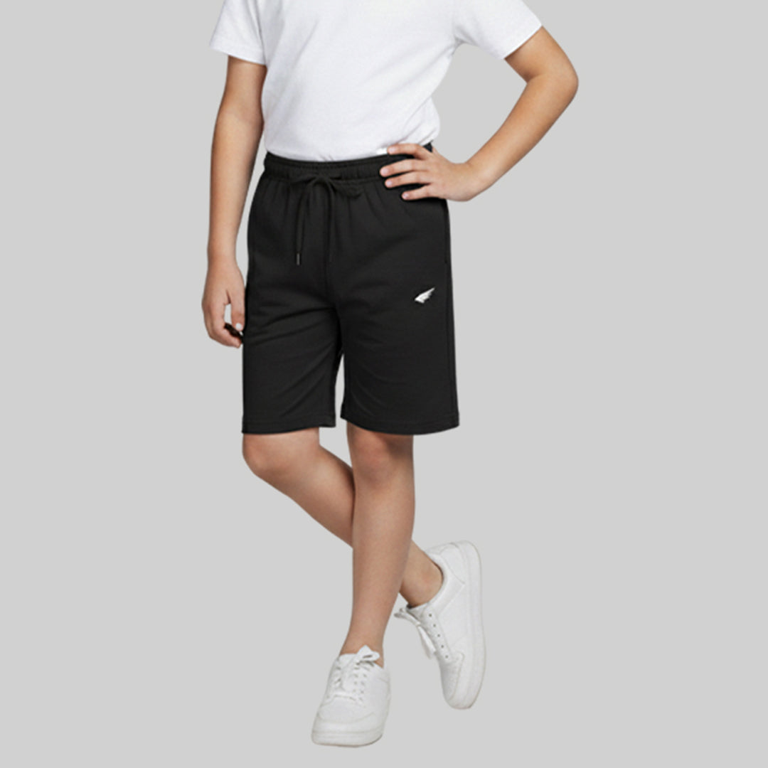 Boys Solid Premium Regular Fit Shorts